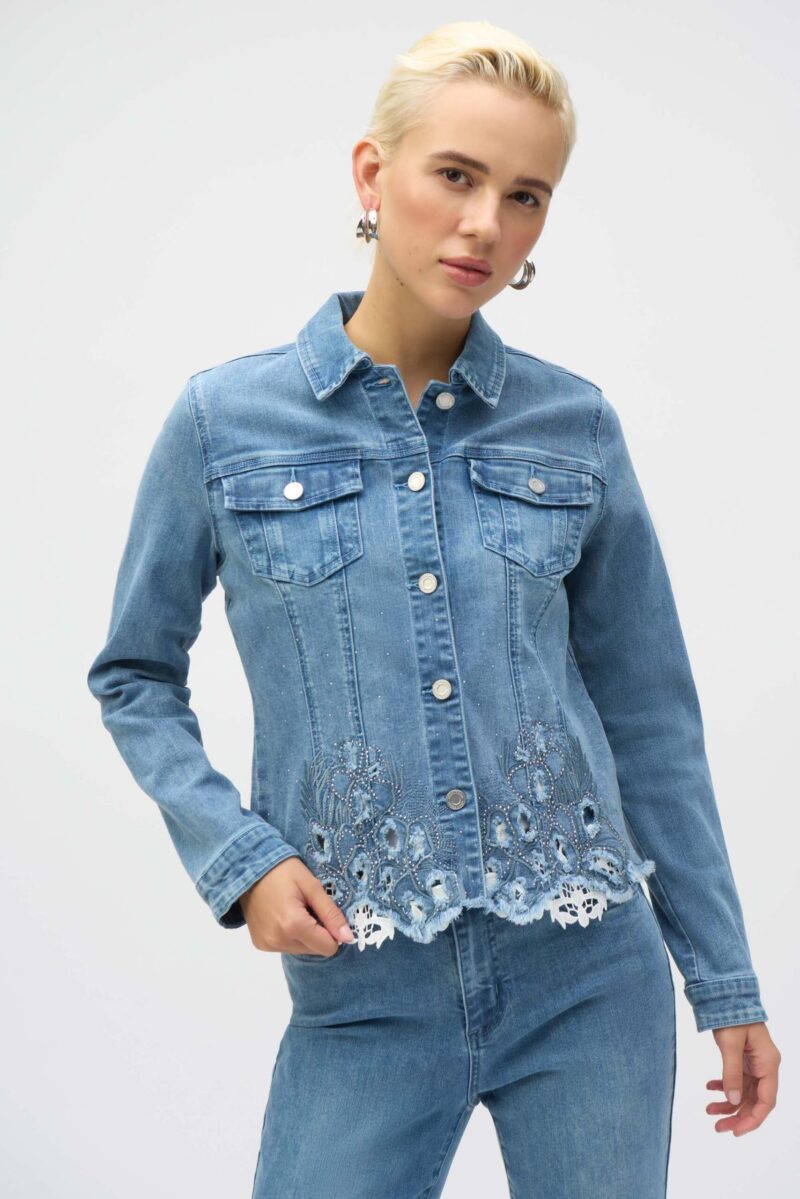 Joseph Ribkoff vest jeans 252911