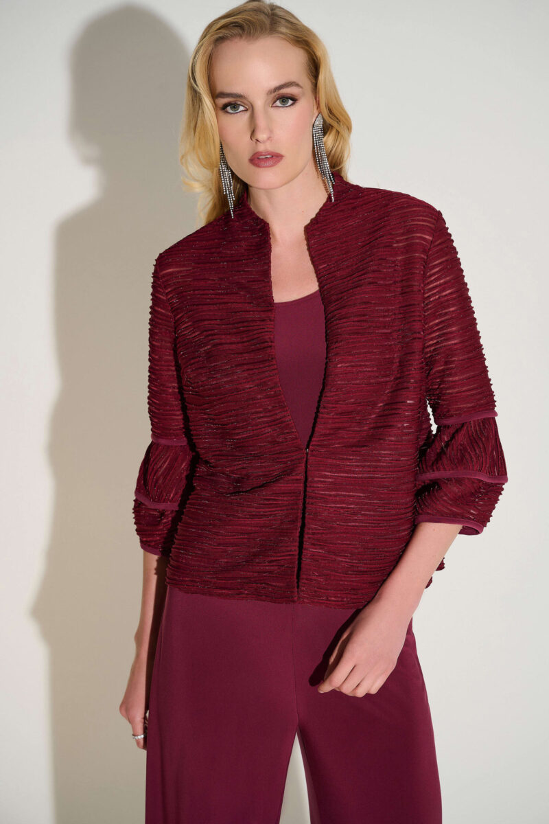 Joseph Ribkoff twinset merlot 251756