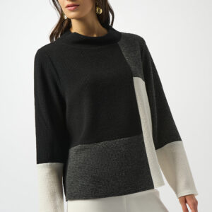 Joseph Ribkoff pull zwart/wit 253236