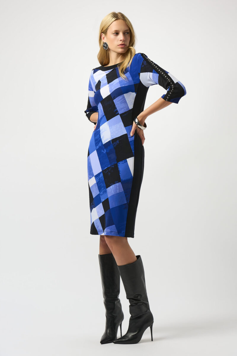 Joseph Ribkoff kleed kobalt herfst '25 253278