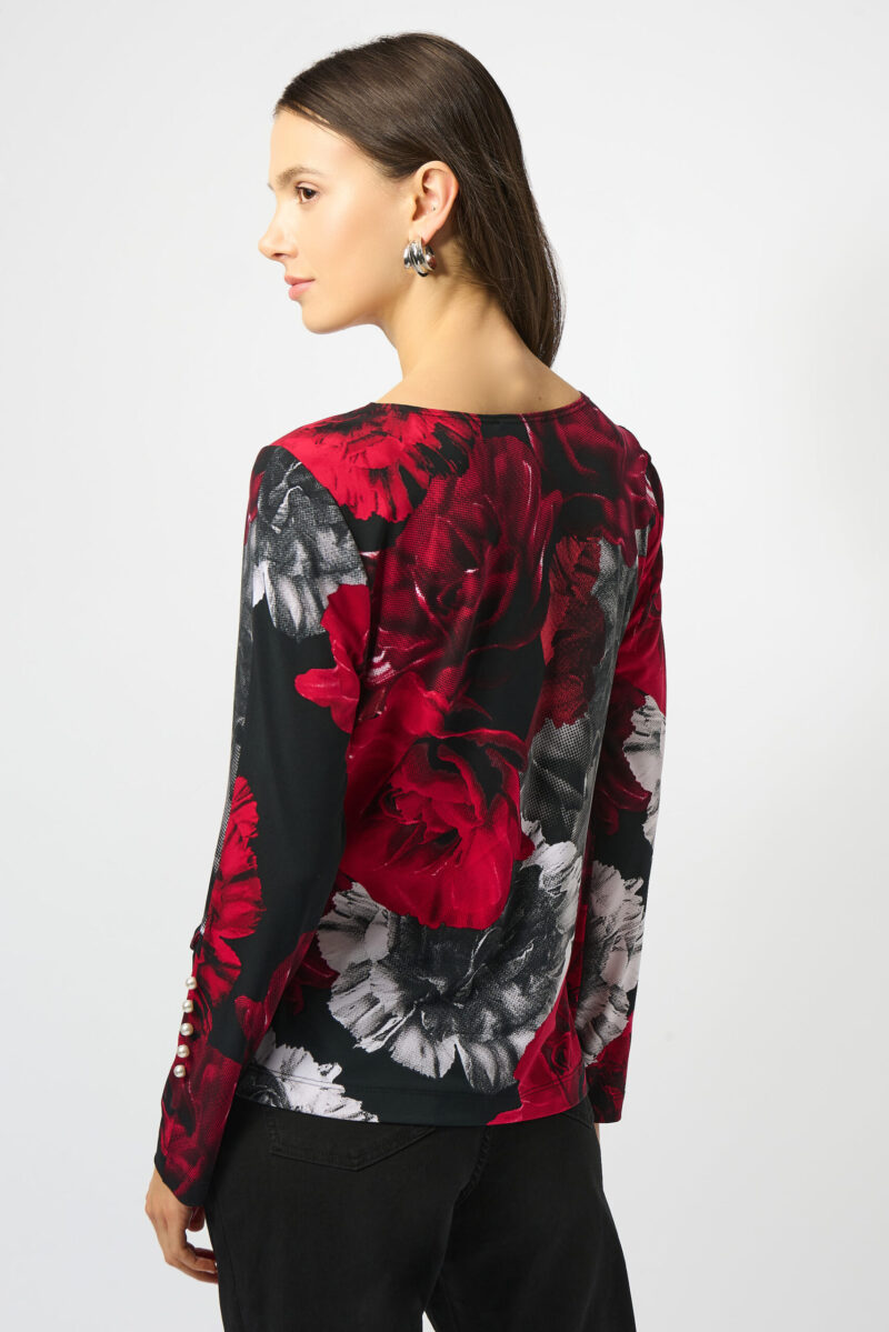Joseph Ribkoff bloes roses 253301 - Afbeelding 3