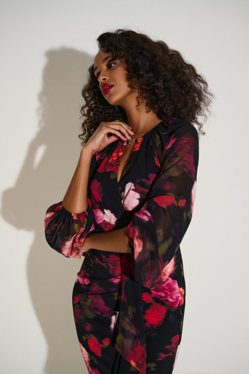 Joseph Ribkoff kleed roses 253791 - Afbeelding 2
