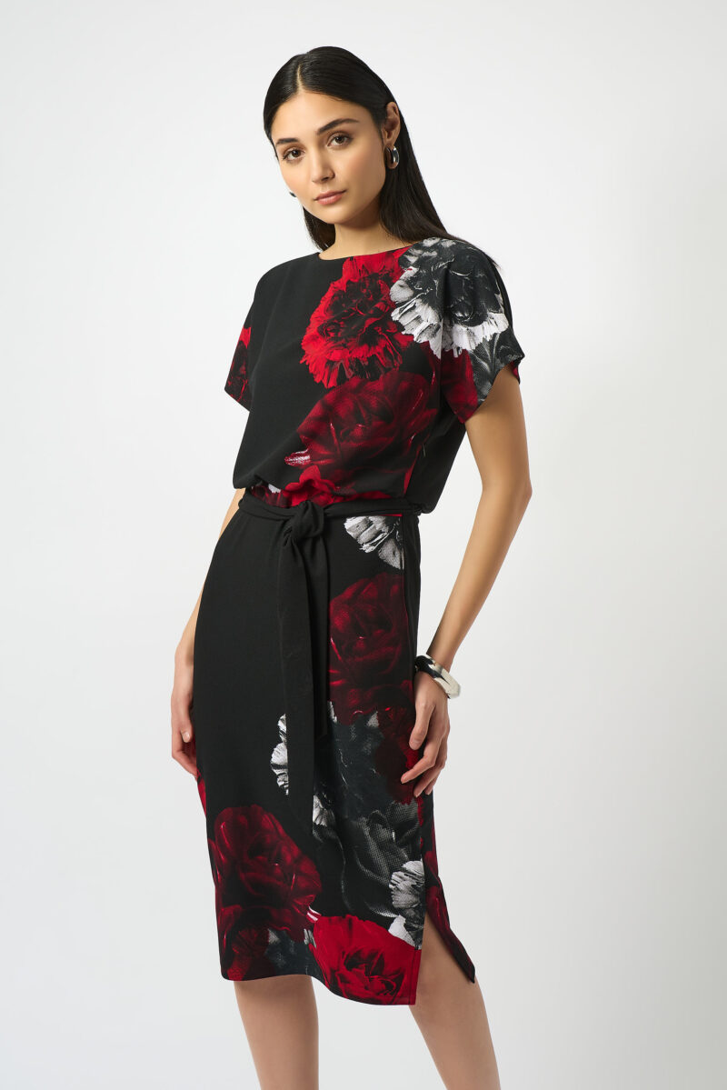 Joseph Ribkoff kleed floral wrap