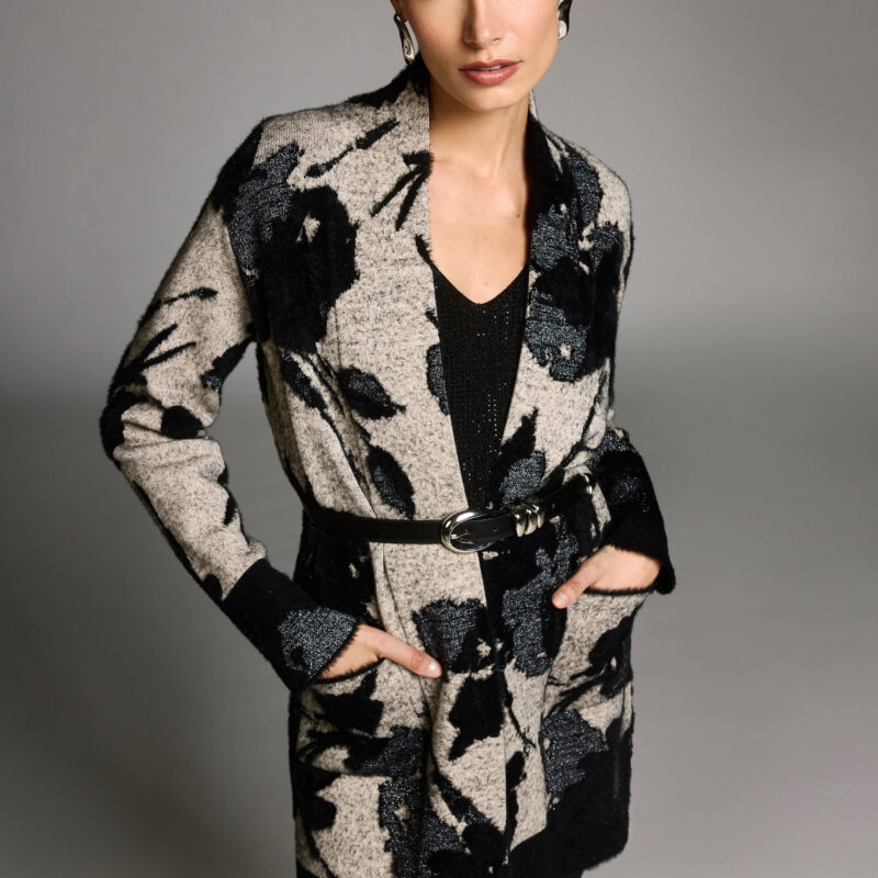 Joseph Ribkoff flowers/lurex
