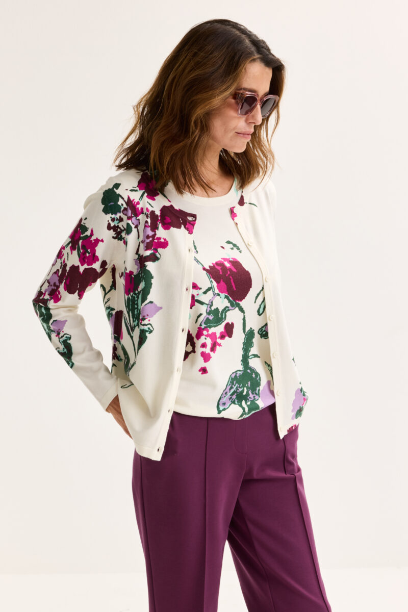 Mayerline Fijne cardigan met bloemenprint - Afbeelding 2