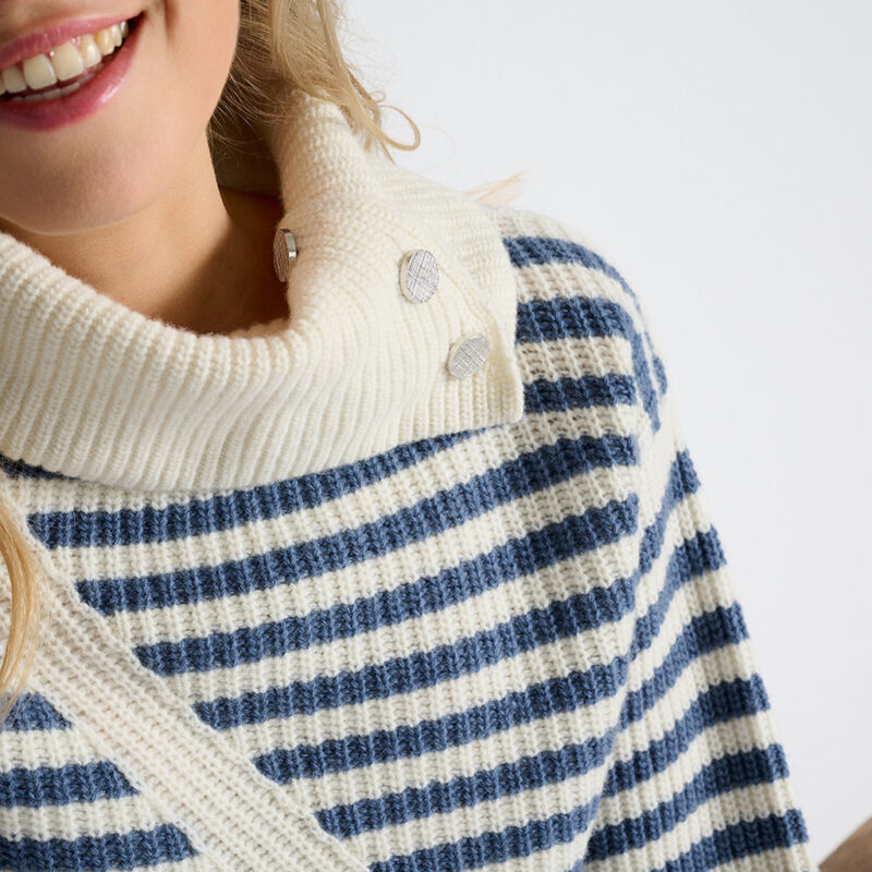 Marie Mero rolkraag stripes - Afbeelding 2