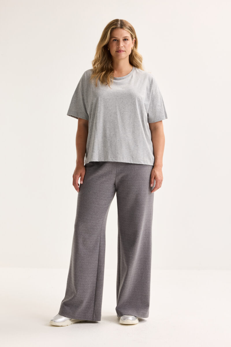 Mayerline Wijde broek in jersey flanel - Afbeelding 4