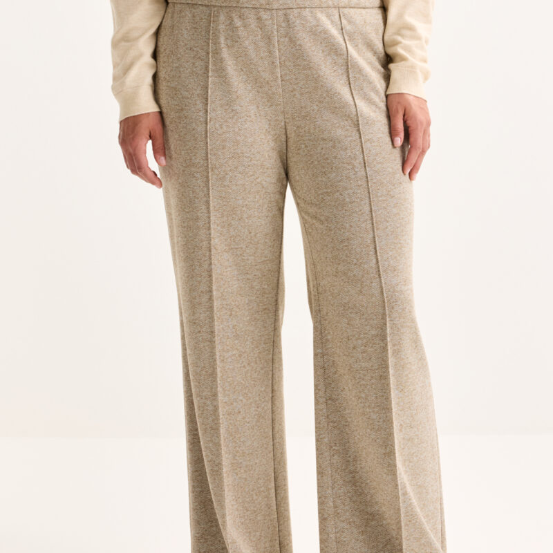 Mayerline Broek in wollige twill met taille-elastiek