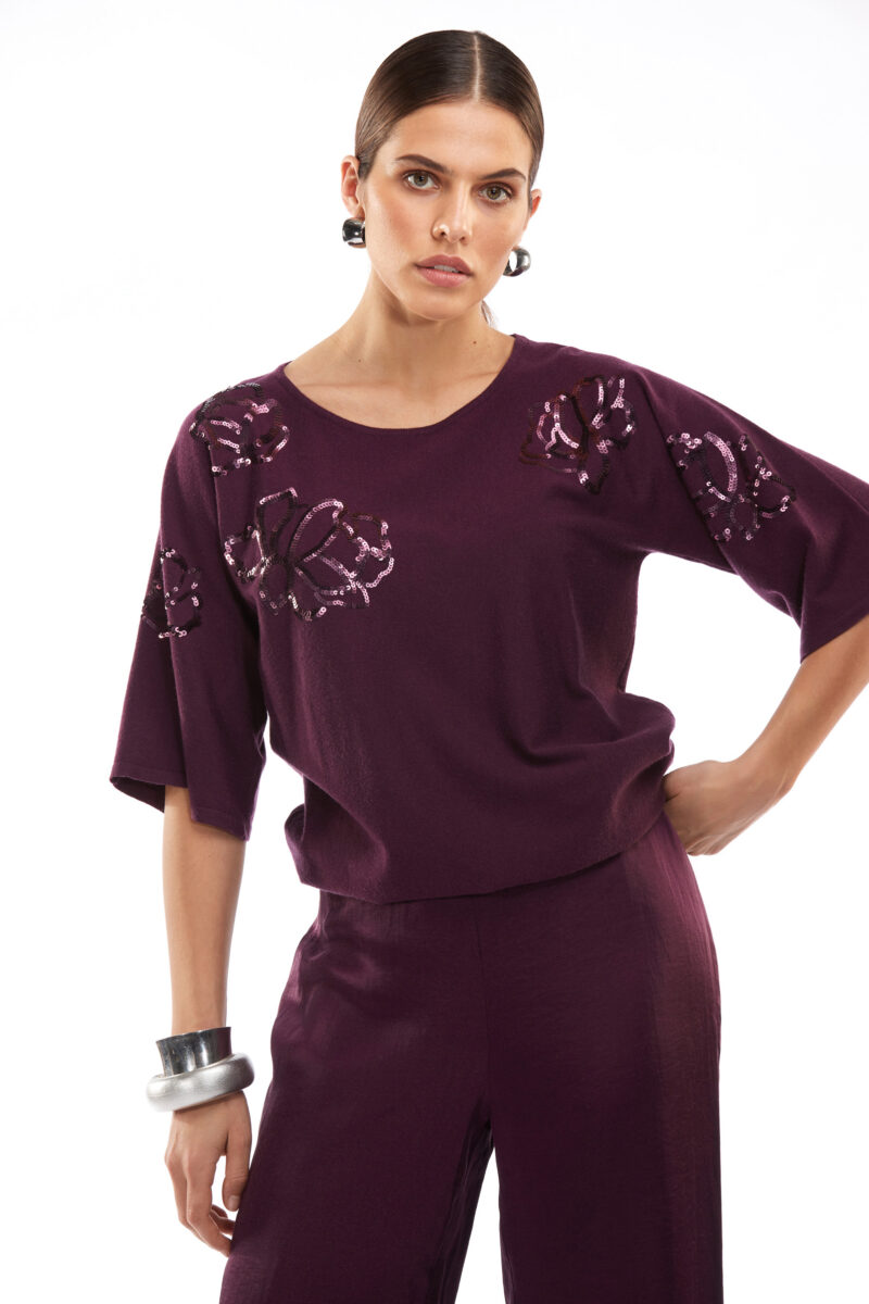 Atmos light pull plum lovertjes - Afbeelding 3