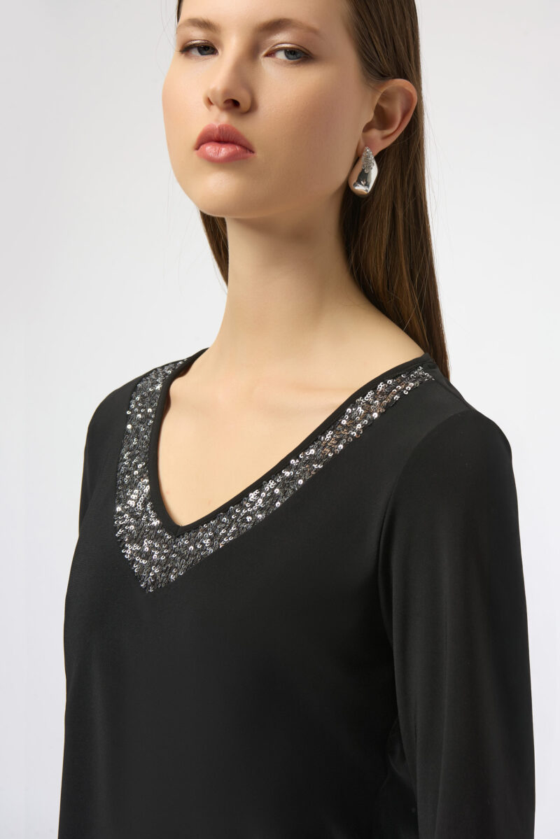 Joseph Ribkoff bloes VH/glitters 254025 - Afbeelding 2