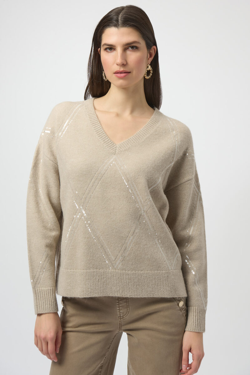 Joseph Ribkoff trui taupe