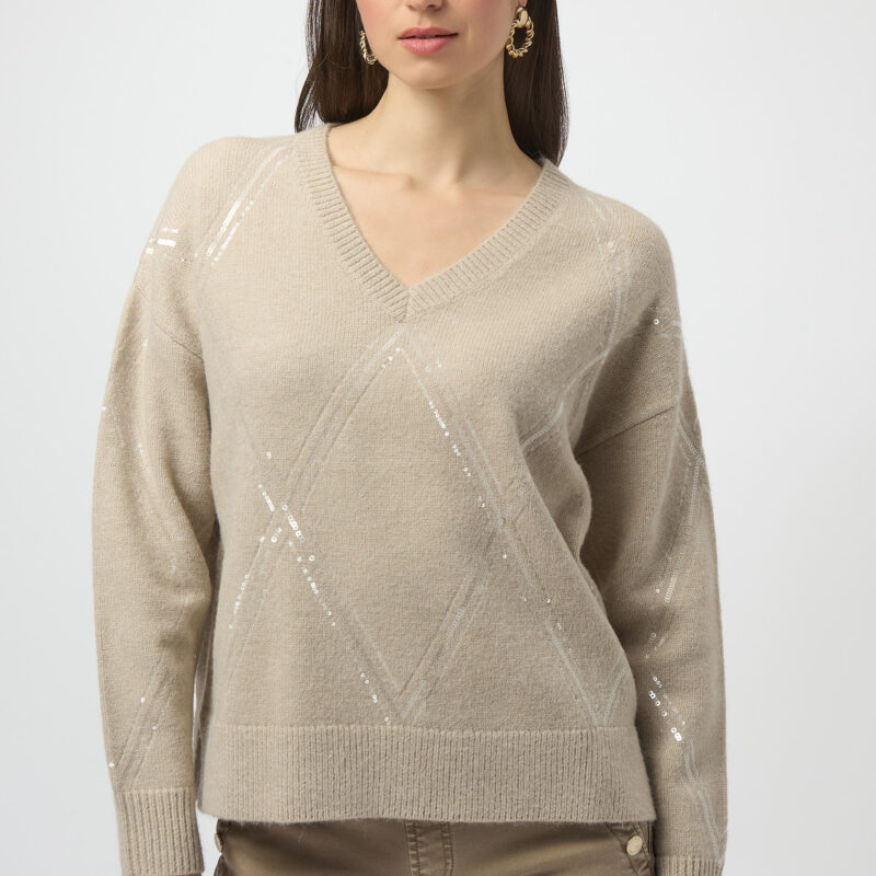 Joseph Ribkoff trui taupe
