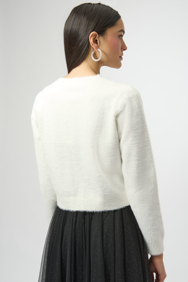 Joseph ribkoff short vest winterwit - Afbeelding 3