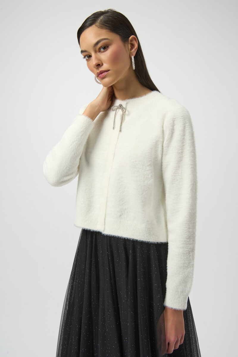 Joseph ribkoff short vest winterwit