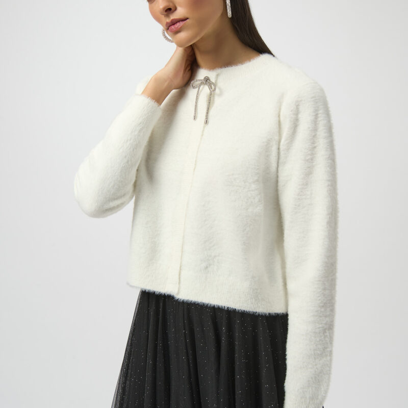Joseph ribkoff short vest winterwit