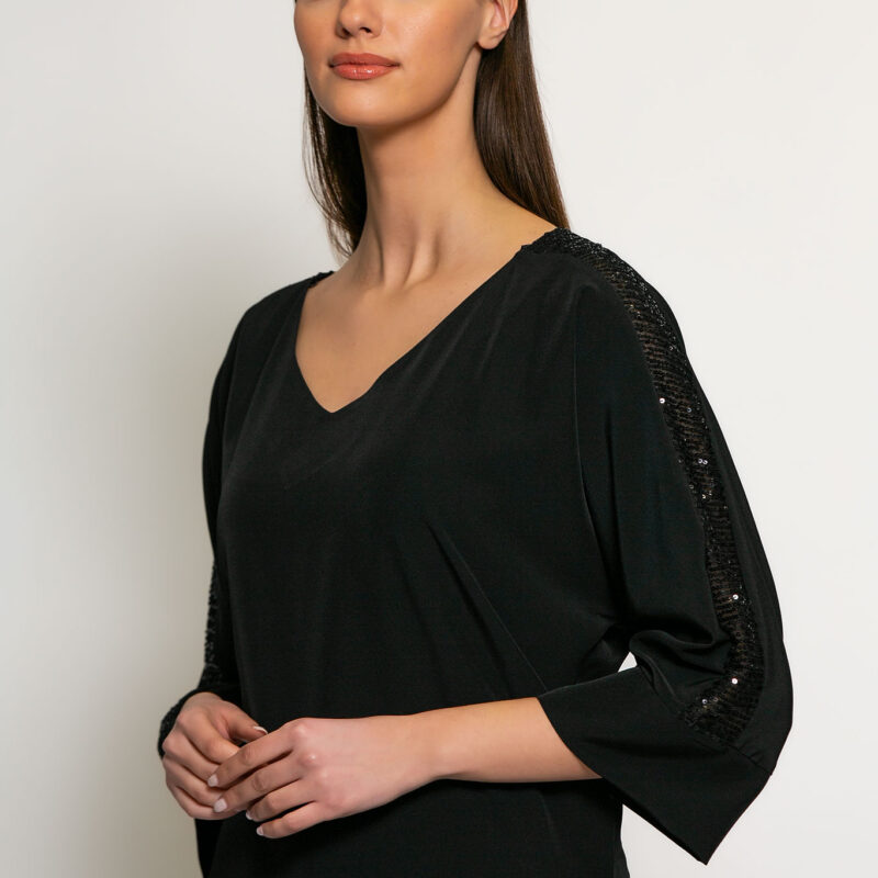Batida bloes strass mouw 2165