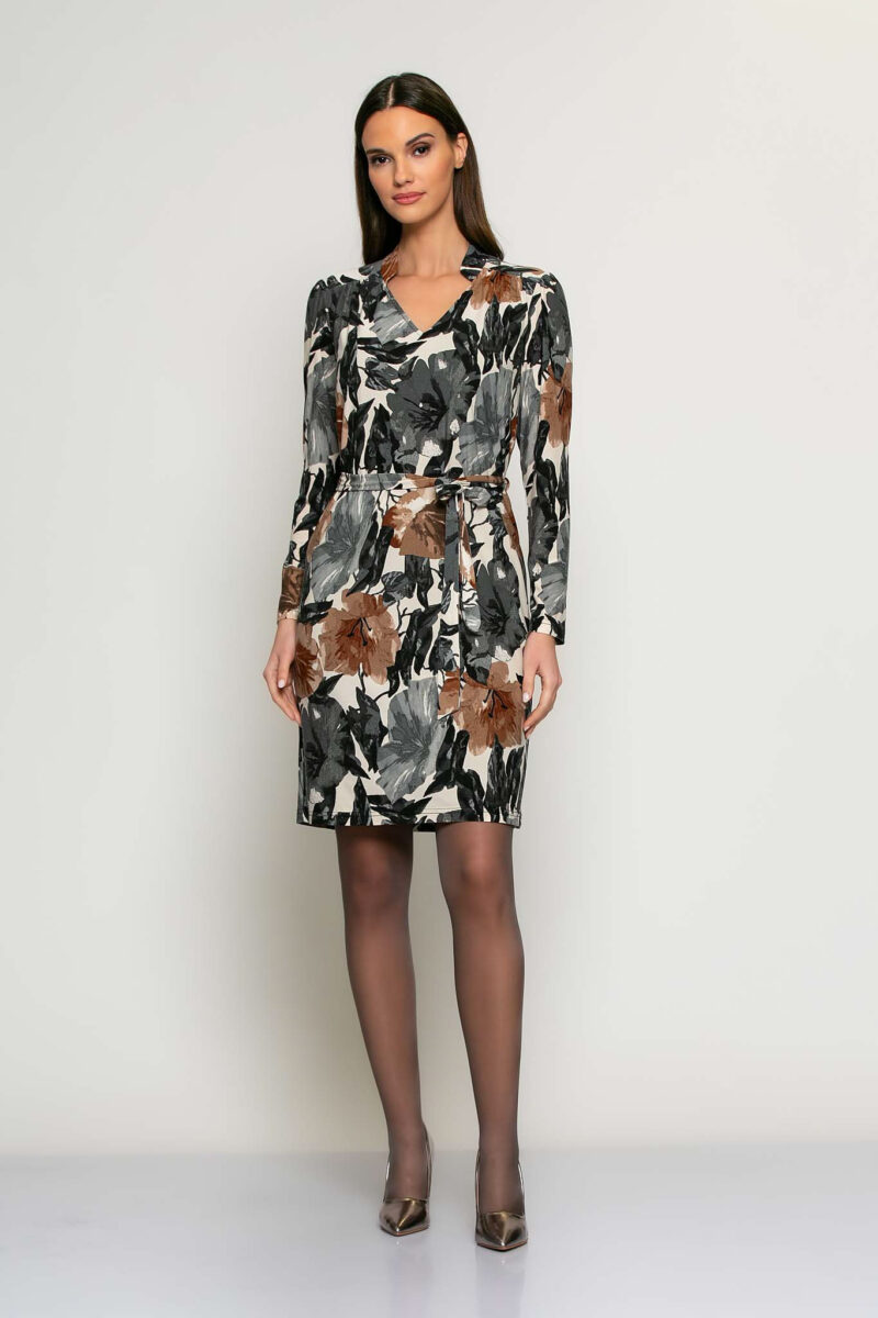 Batida kleed grey blossom 2192