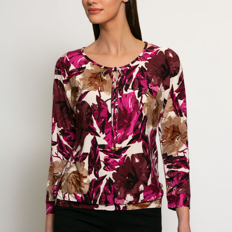 Batida t-shirt magenta print 2246