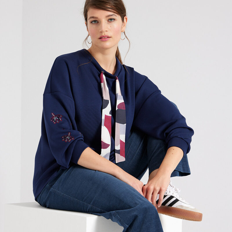 Verpass sweater met lint