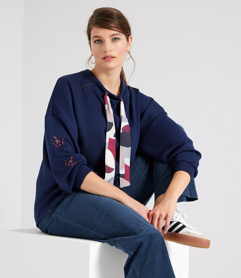 Verpass sweater met lint