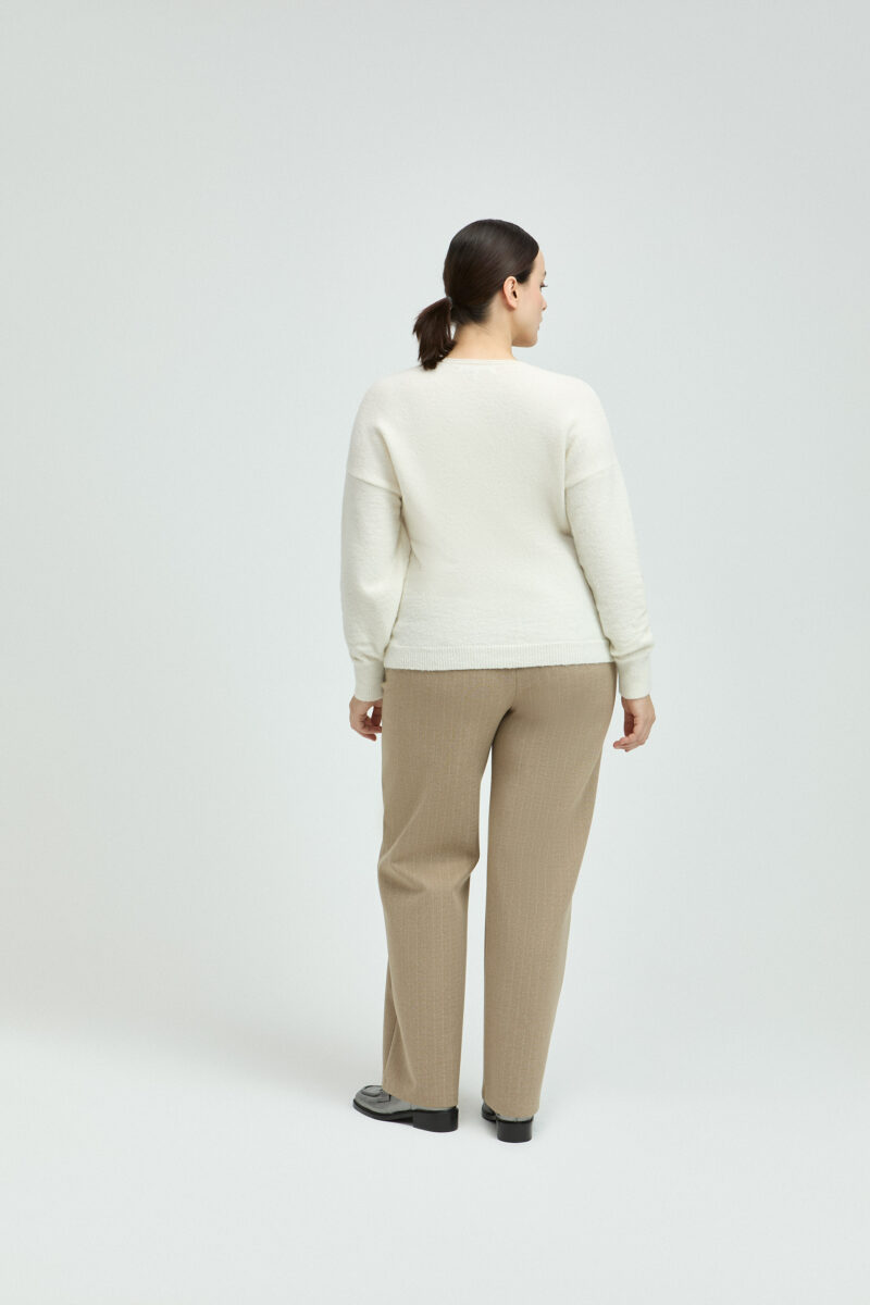Xandres broek flamoo beige/stripes - Afbeelding 3