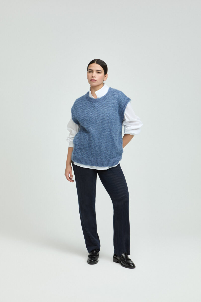 Xandres Debardeur in fantasiesteek blauw - Afbeelding 3