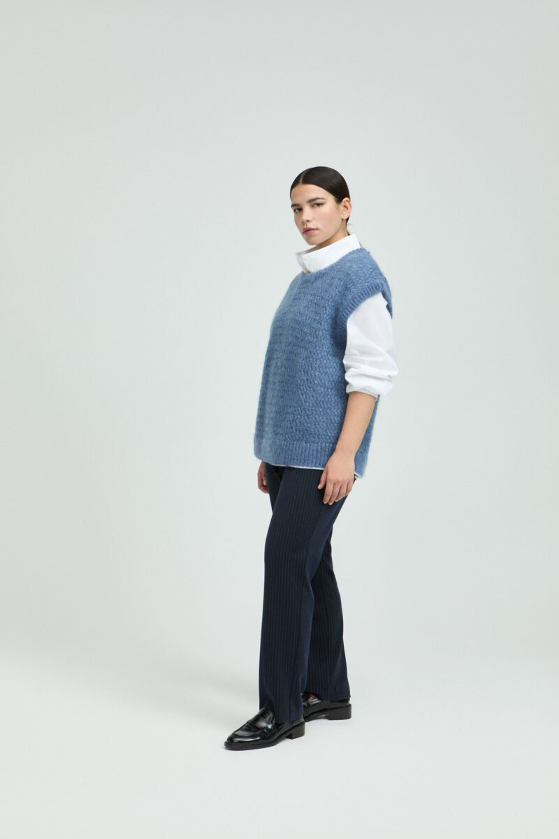 Xandres Debardeur in fantasiesteek blauw - Afbeelding 4
