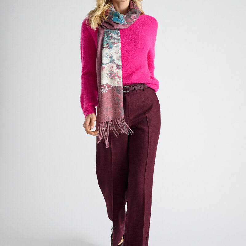 Marie Mero pull fuchsia pu91