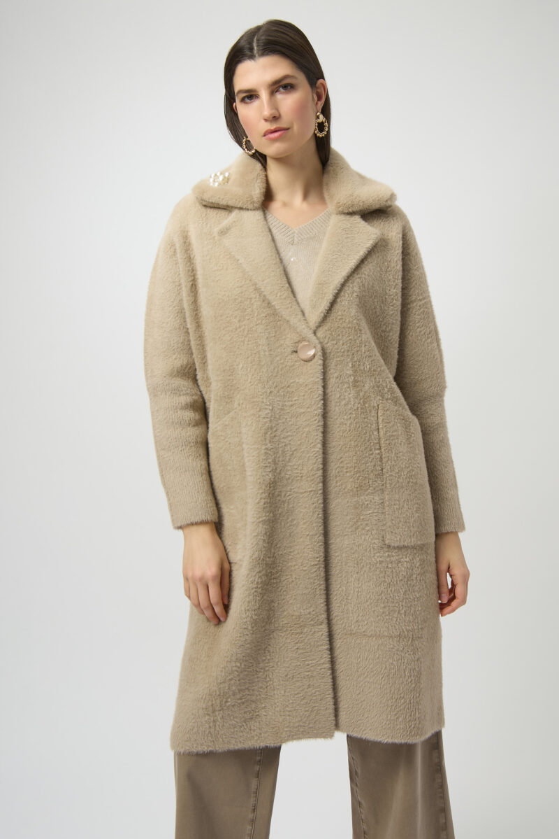 Joseph Ribkoff long vest beige 254954 - Afbeelding 3