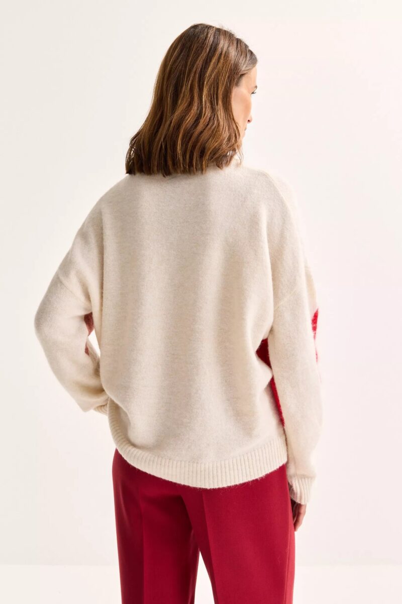 Mayerline Colourblocking trui fin alpacamix - Afbeelding 2