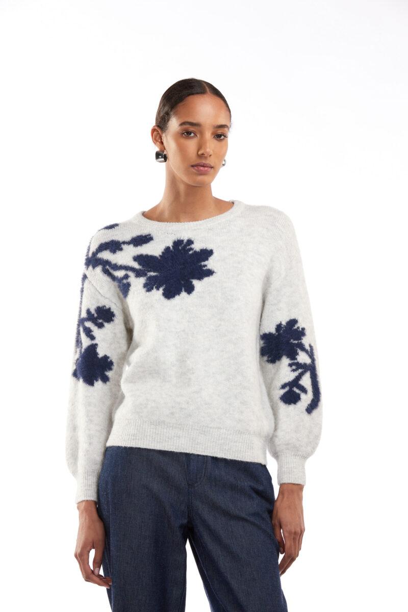Atmos pull grijs-blauw