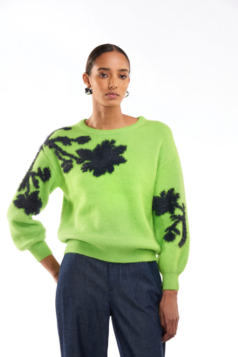 Atmos pull neon-blauw