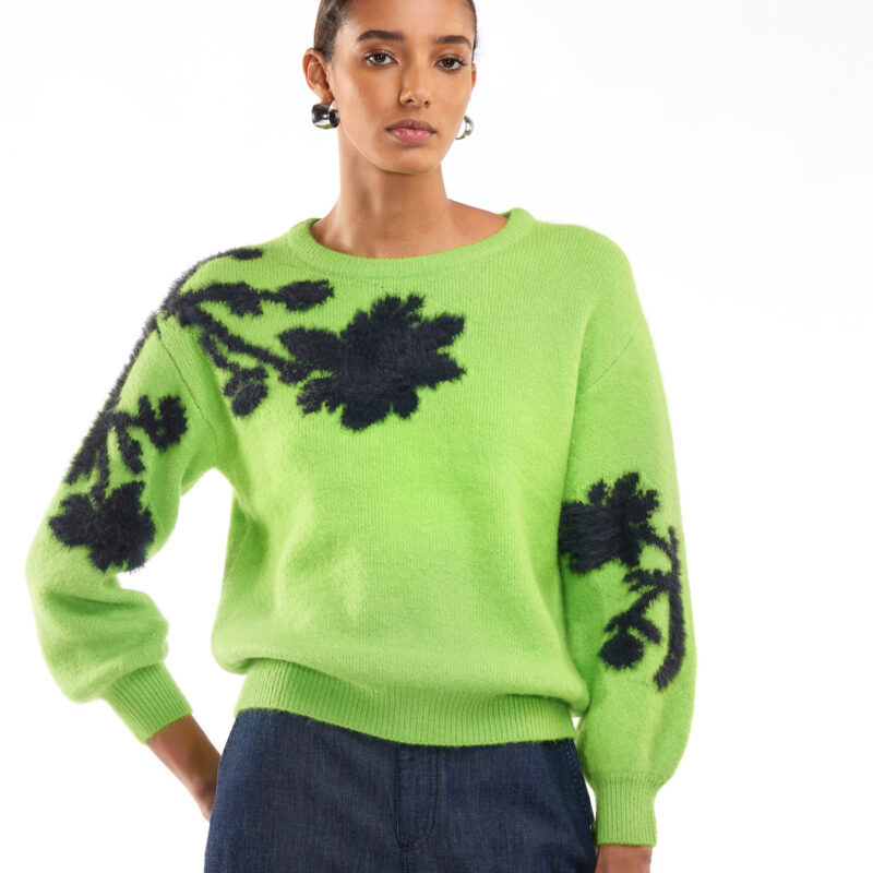 Atmos pull neon-blauw