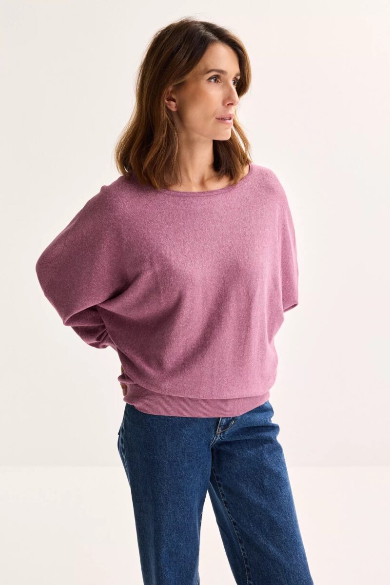 Mayerline Vleermuistrui met lurex