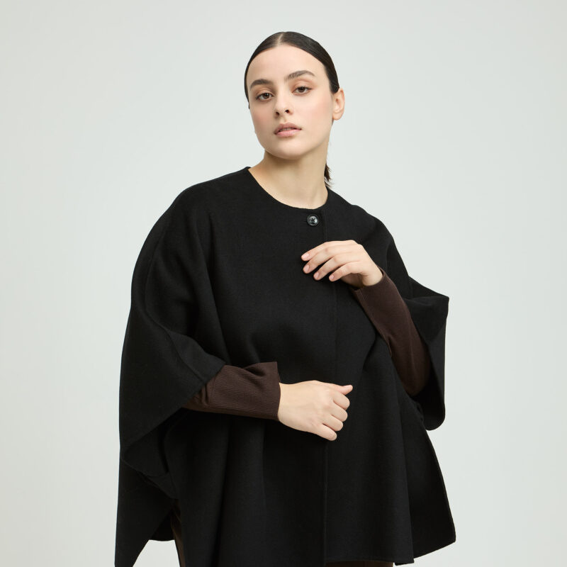 Xandres cabo poncho zwart