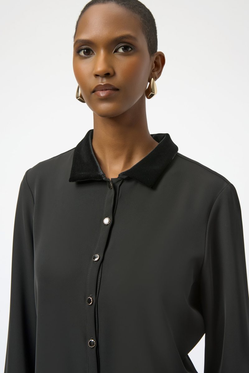 Joseph Ribkoff kleed zwart 254156 - Afbeelding 2