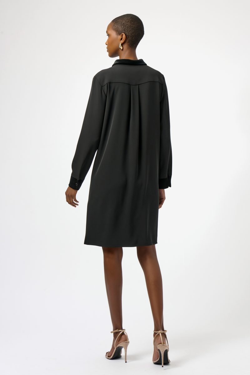 Joseph Ribkoff kleed zwart 254156 - Afbeelding 3