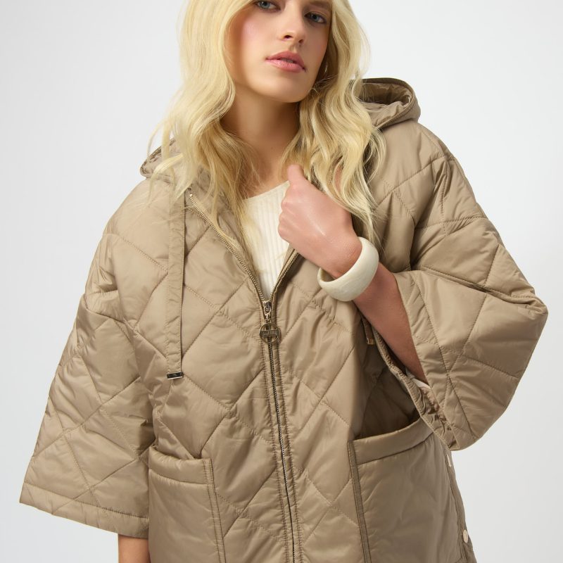 Joseph Ribkoff puffer jacket beige