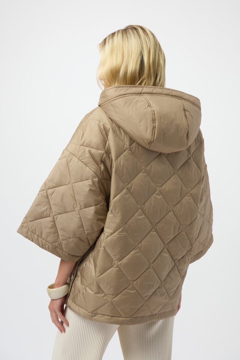 Joseph Ribkoff puffer jacket beige - Afbeelding 2