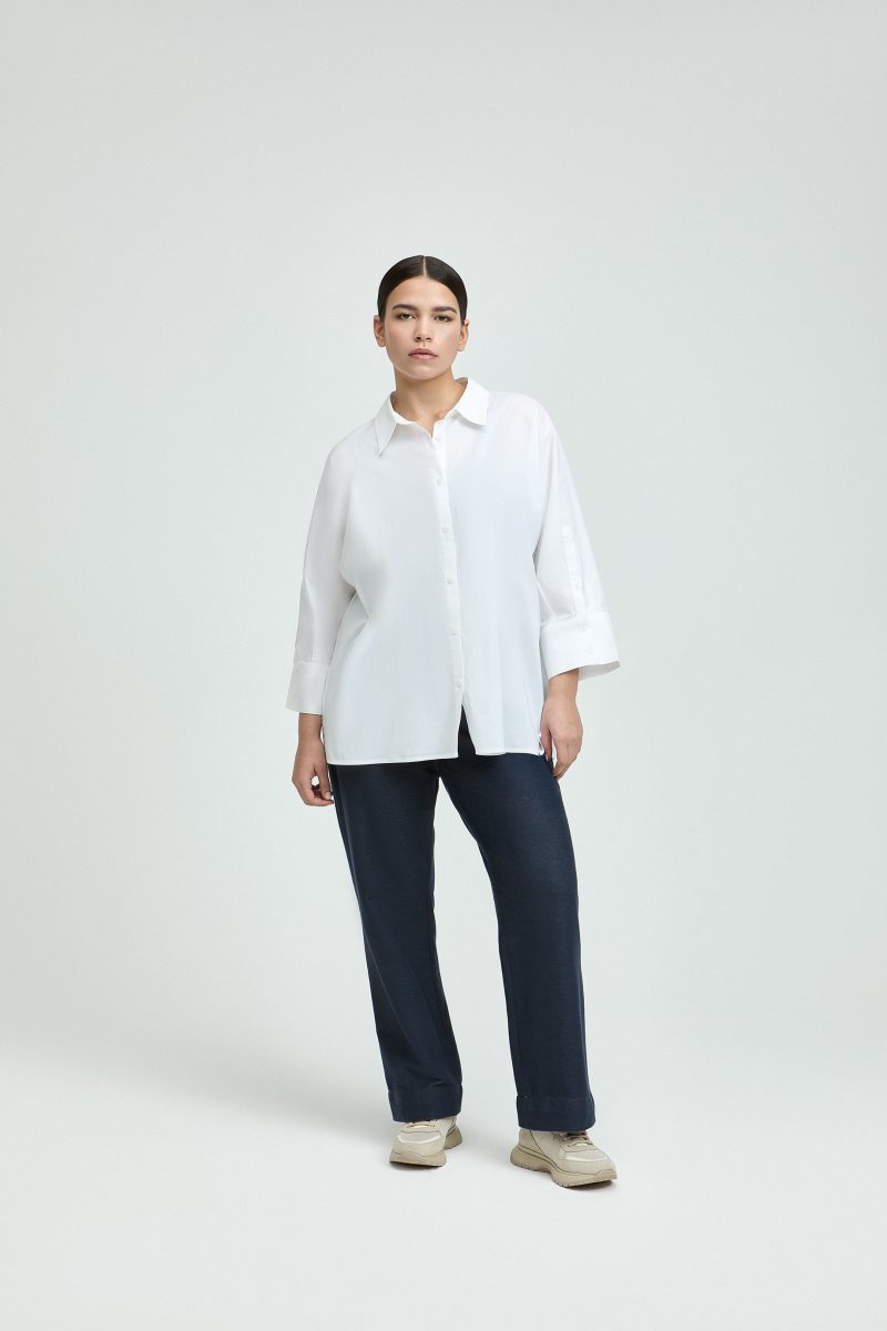 Xandres X-Hatan witte kimono bloes - Afbeelding 2