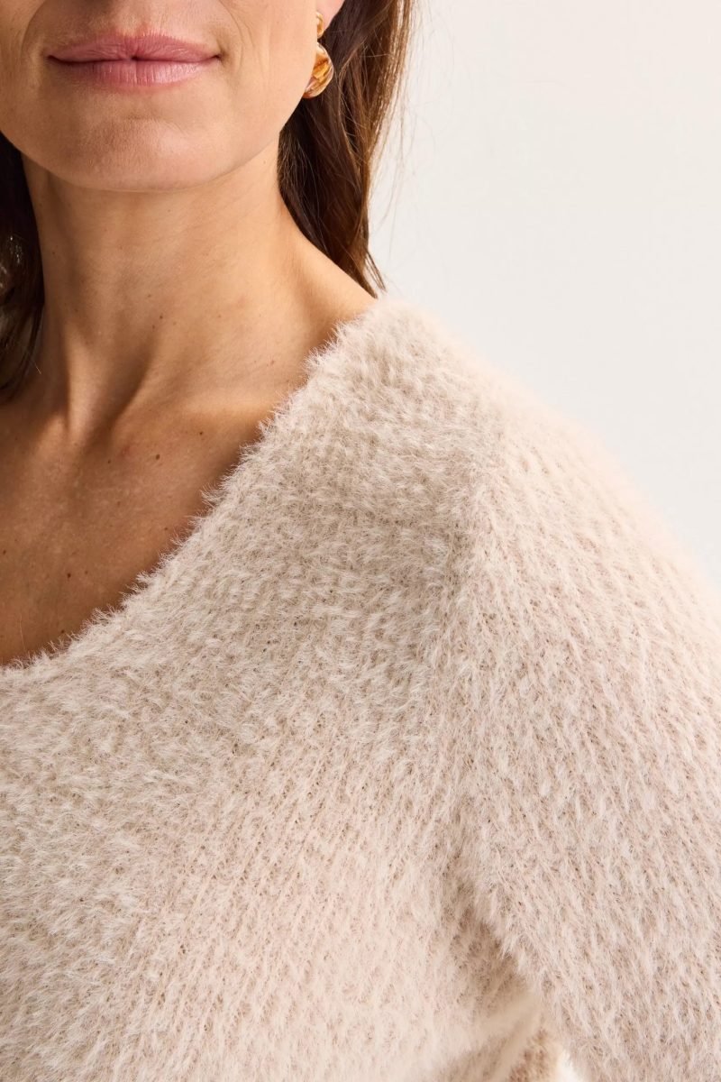 Mayerline pull fluffy beige jewar - Afbeelding 2