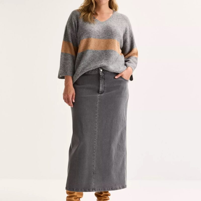 Mayerline rok jeans grijs candida