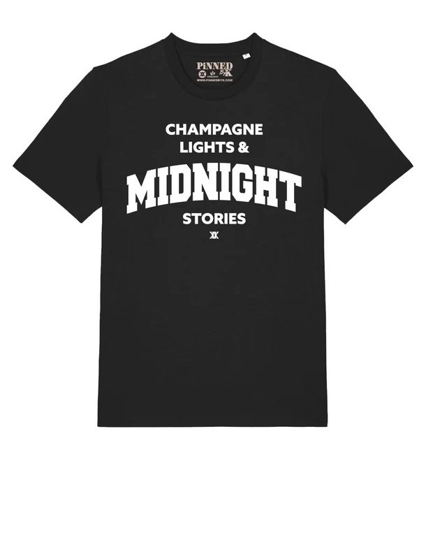 Pinned By K T-shirt zwart midnight