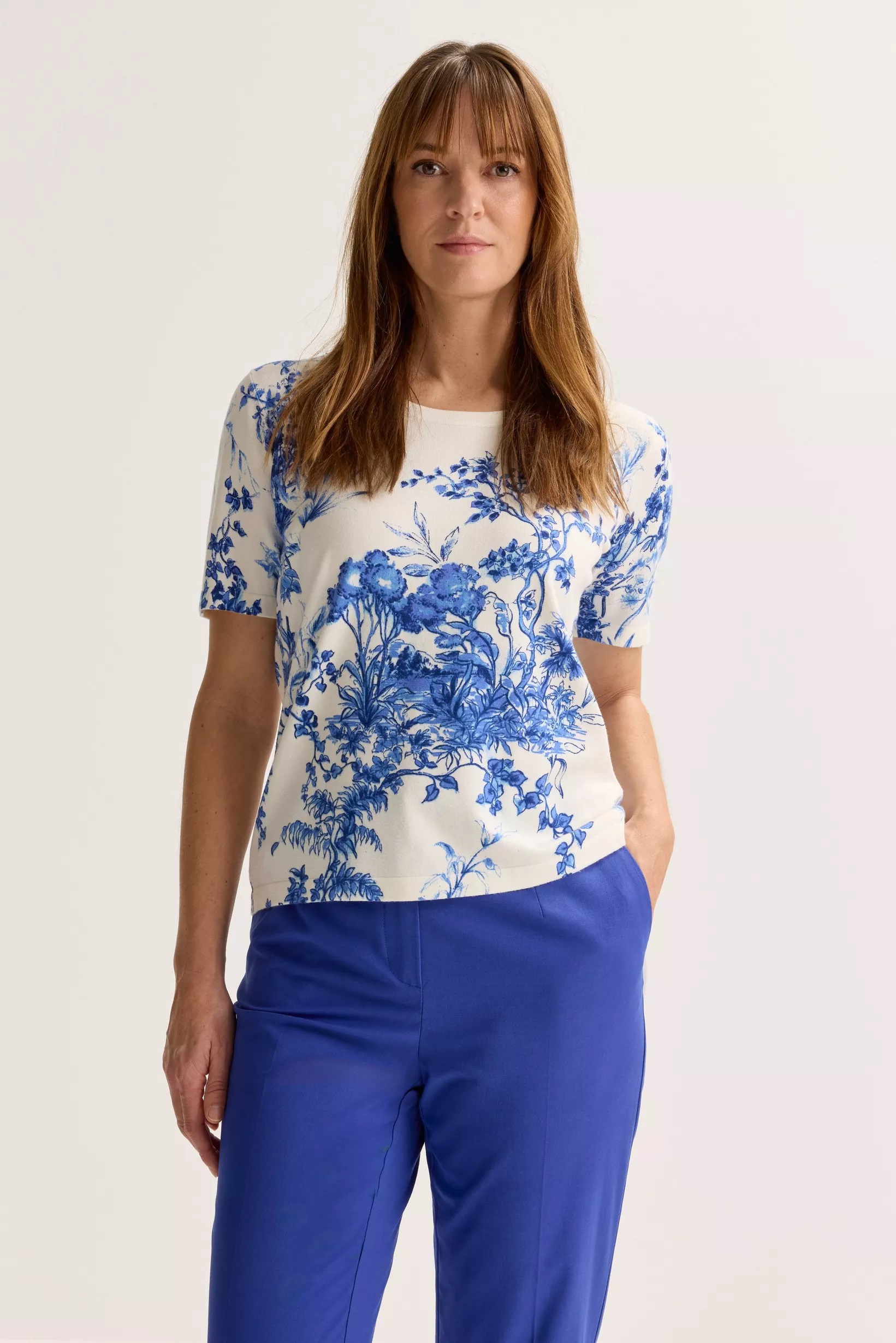 Mayerliner trui met korte mouwen