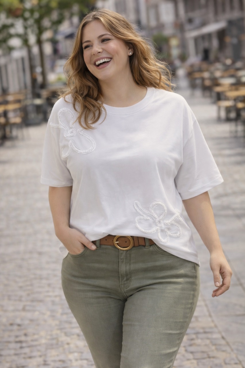 Margittes sweater korte mouwen