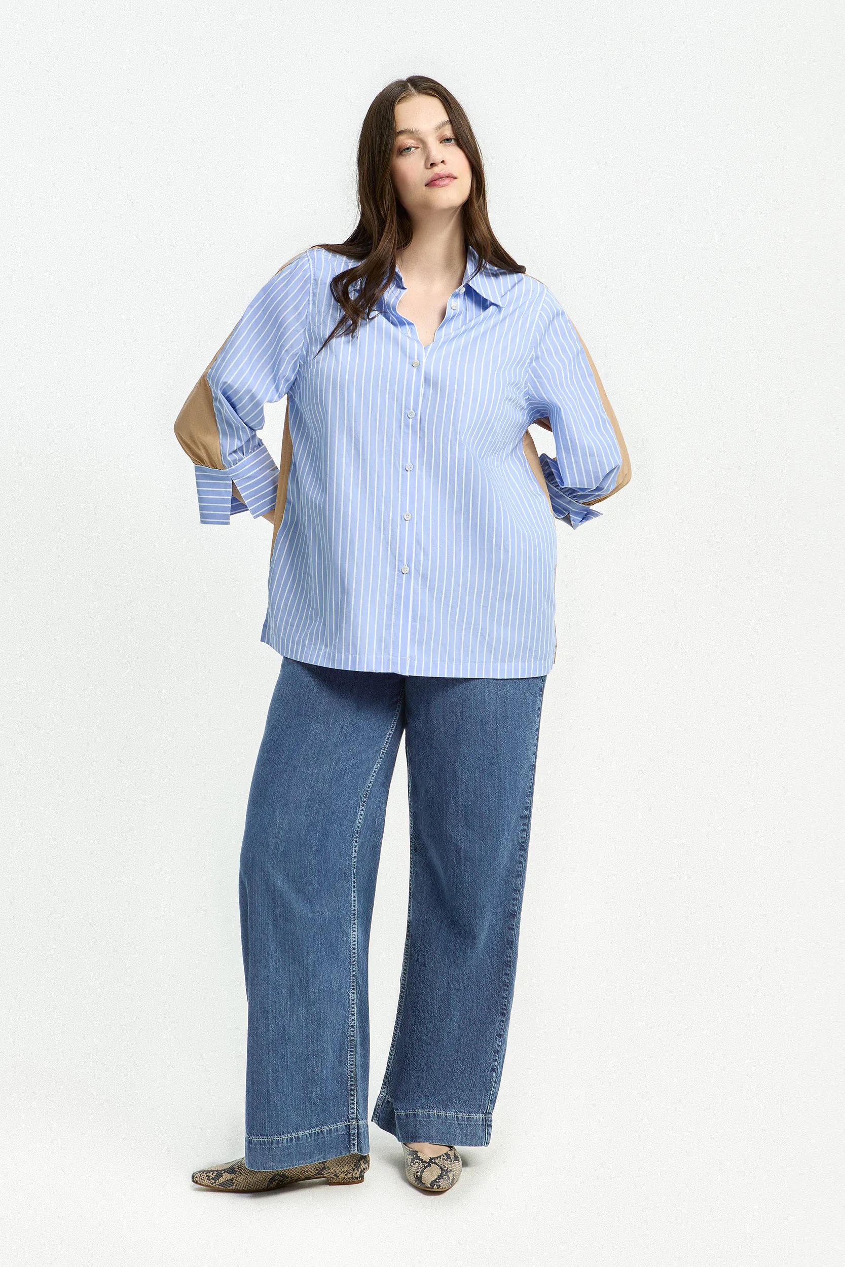 Xandres Speels hemd stripes hatriena