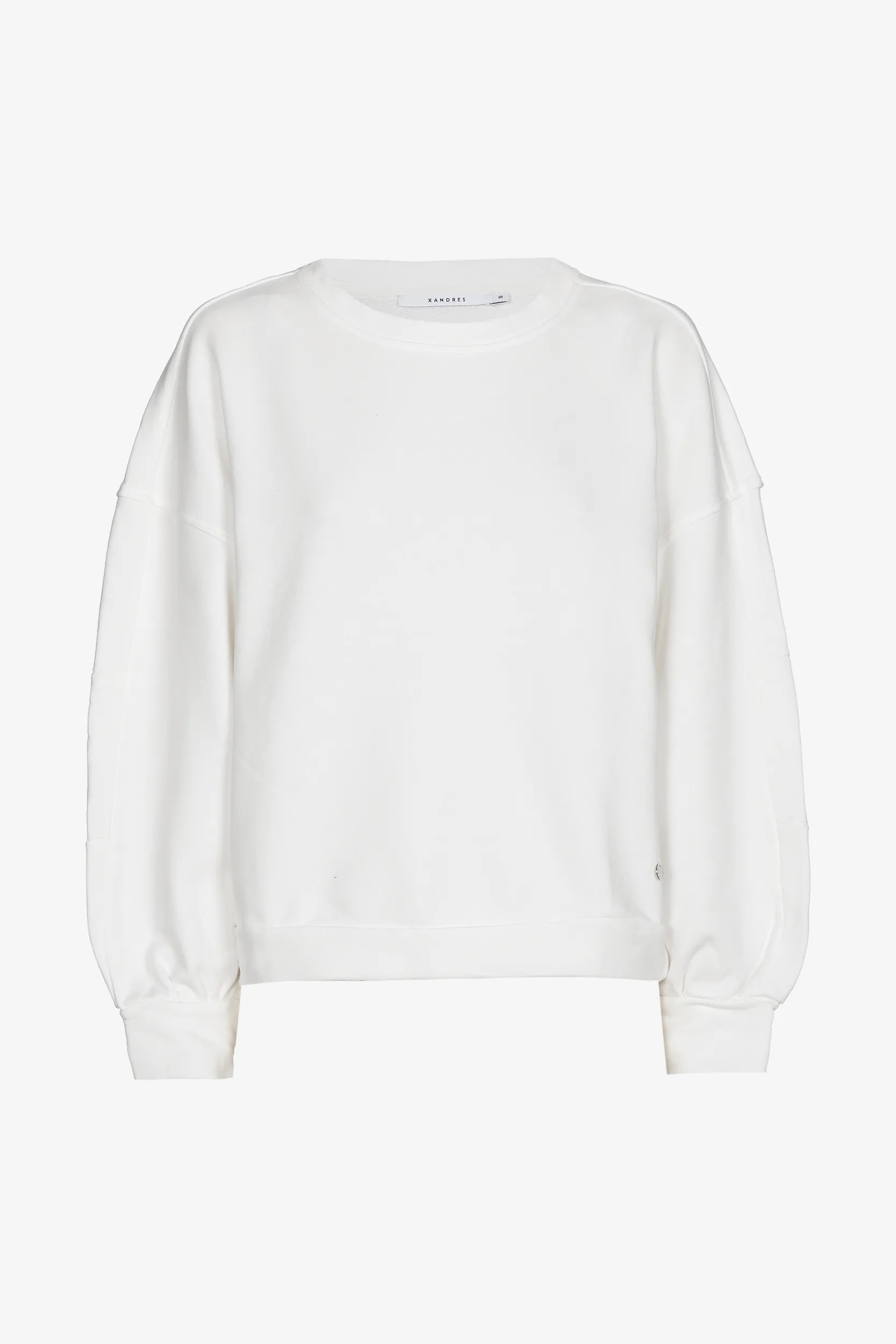 Xandres Sweater met wash-off effect fimke wit