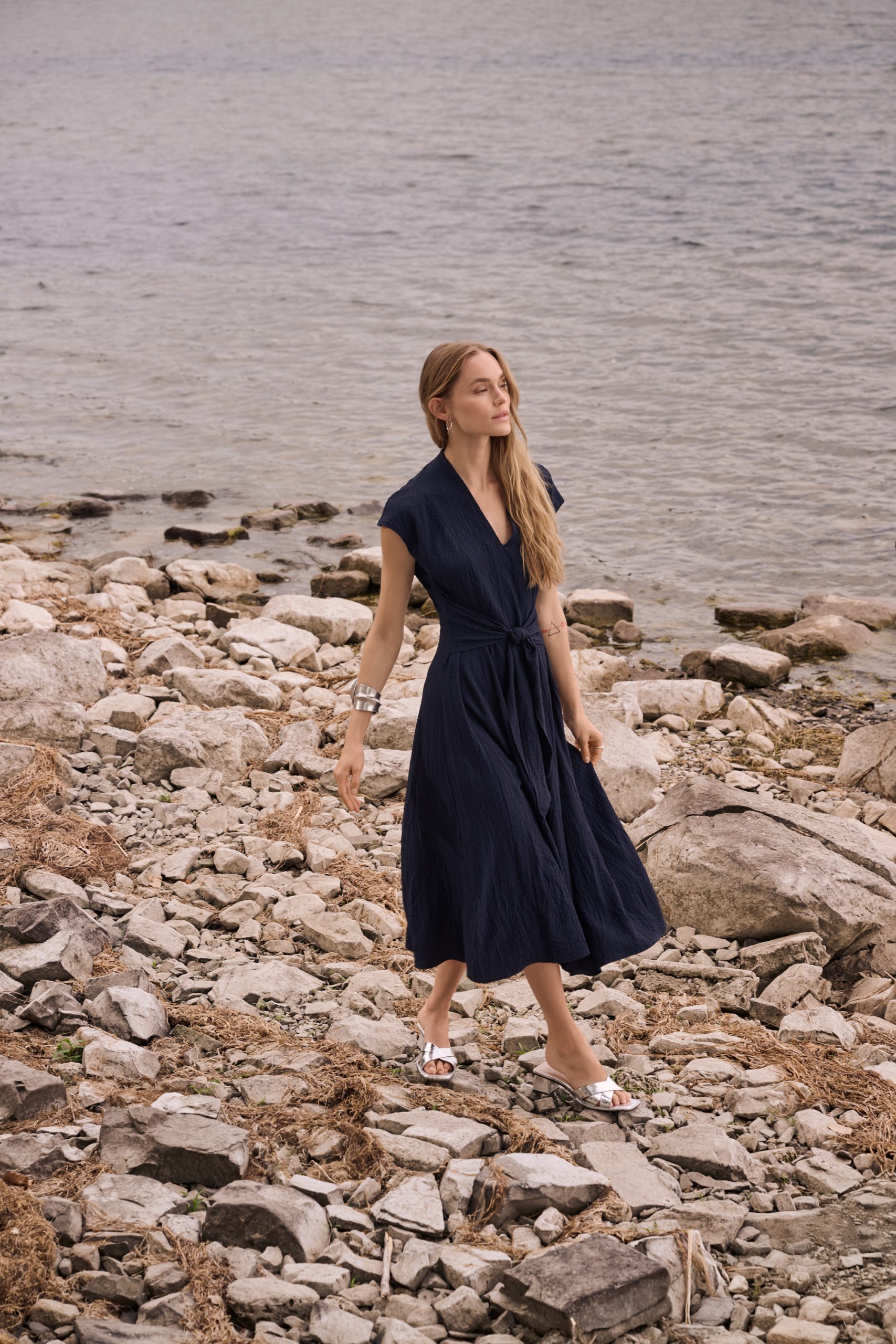 Joseph Ribkoff kleed midi, light blauw 262026