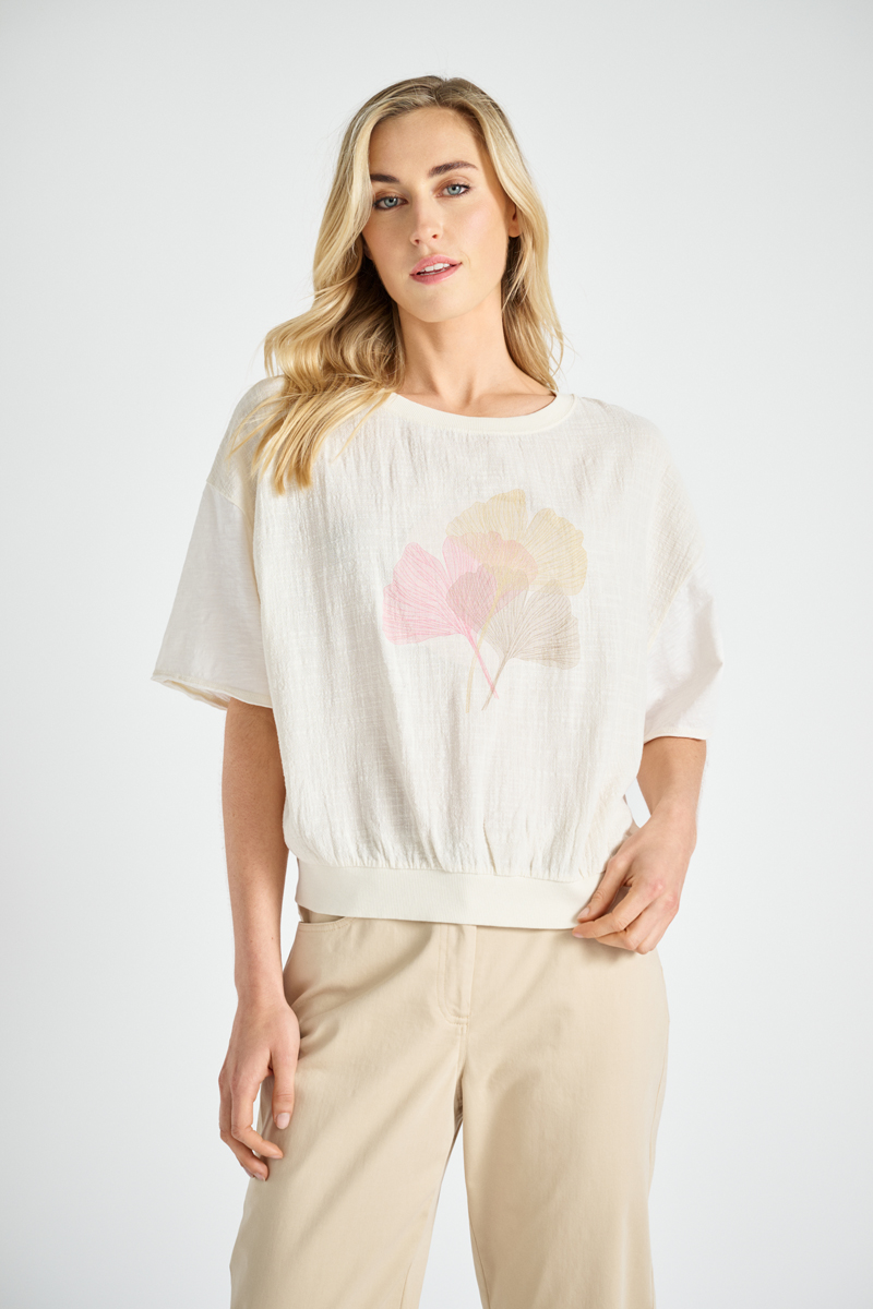 Marie Mero t-shirt bloem ts68