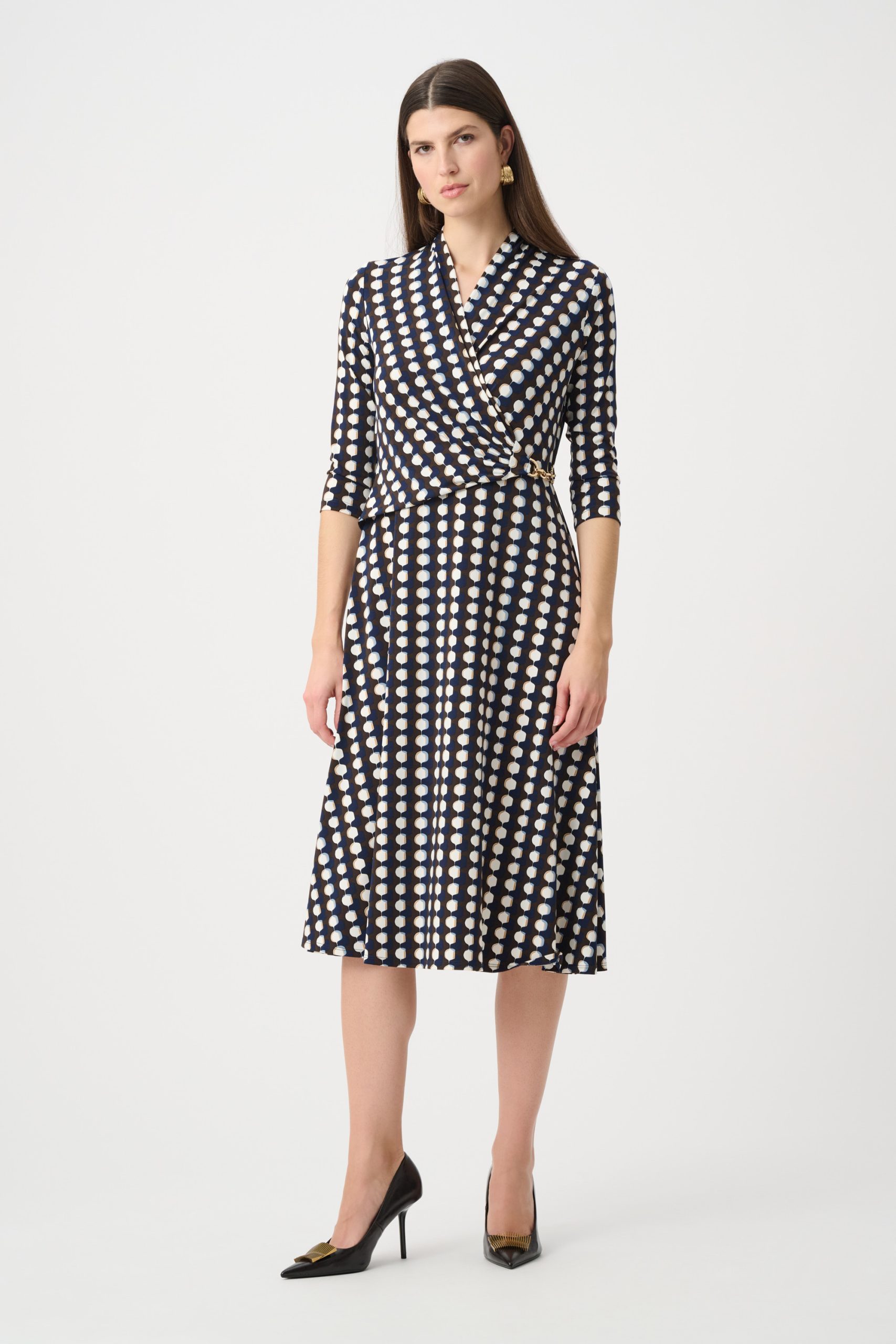 Joseph Ribkoff kleed midi, dots 263077